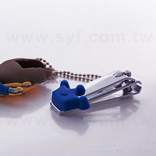 多功能鑰匙圈-指甲刀禮贈品-六色以下硅膠批發紀念品-矽膠娃娃推薦鑰匙圈訂做-8466-4